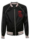 DOLCE & GABBANA LOGO PATCH BOMBER,10654509