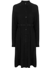 ASPESI belted shirt dress