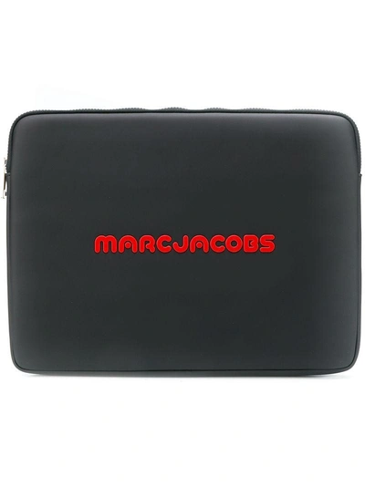 Marc Jacobs Logo 15-inch Computer Case - Black