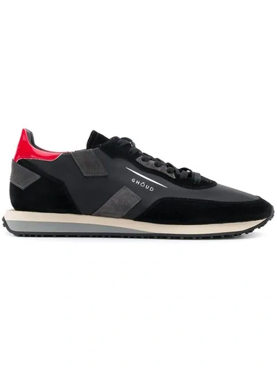 Ghoud Black Suede And Fabric Trainers