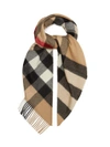 Burberry -  Classic Check Cashmere Scarf - Mens - Camel