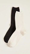 MADEWELL Ribbed Trouser Socks 2 Pack