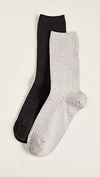 MADEWELL Ribbed Trouser Socks 2 Pack