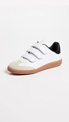 Isabel Marant Beth Leather Low-top Sneakers In White