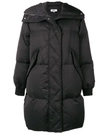 MM6 MAISON MARGIELA MM6 MAISON MARGIELA PADDED PUFFER COAT - BLACK