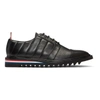 THOM BROWNE THOM BROWNE BLACK QUILTED TOE CAP BROGUES