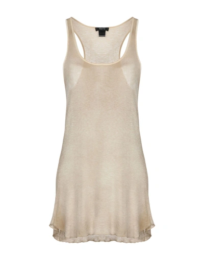 Avant Toi Tank Top In Beige