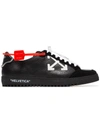 OFF-WHITE OFF-WHITE BLACK LOW 2.0 LEATHER SNEAKERS
