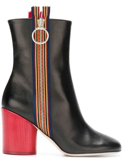 Marco De Vincenzo Side Zip Boots  In Black