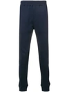 PAOLO PECORA PAOLO PECORA PAOLO PECORA X CHAMPION LOGO FITTED TRACK TROUSERS - BLUE