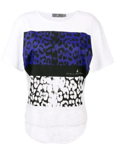 Adidas By Stella Mccartney Leopard Tee - 白色 In White
