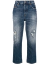 DIESEL DIESEL BOYFRIEND JEANS - BLUE