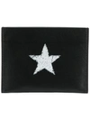 GIVENCHY 星星logo小牛皮卡夹
