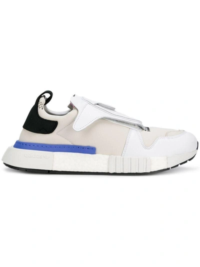 Adidas Originals Adidas White Futurepacer Leather Sneakers