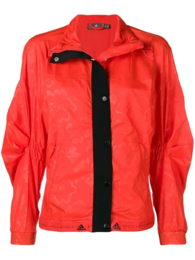 Adidas By Stella Mccartney Run Wind Jacket In Core Red