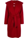 P.A.R.O.S.H hooded wrap coat