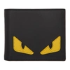 FENDI FENDI 黑色和黄色“BAG BUGS”钱包