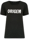 UMA RAQUEL DAVIDOWICZ UMA RAQUEL DAVIDOWICZ ORIGEM T-SHIRT - 黑色