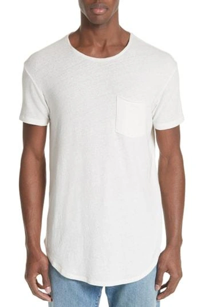 R13 Pocket T-shirt In White
