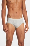 Calvin Klein 4-pack Low Rise Briefs In Black/ Grey/ White