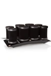 T3 Women's Volumizing Hot Rollers Luxe For Volume, Body & Shine In Black