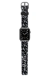 CASETIFY VINTAGE FLOWERS SAFFIANO FAUX LEATHER APPLE WATCH STRAP,CTF-2575900-763403