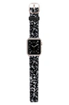 CASETIFY VINTAGE FLOWERS SAFFIANO FAUX LEATHER APPLE WATCH STRAP,CTF-2575900-763503
