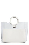 VINCE CAMUTO CLEA FAUX LEATHER TOTE - WHITE,VC-CLEA-TO