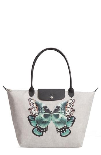 longchamp butterfly backpack