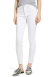 Ag Ex Boyfriend Mid-rise Straight Jeans In White