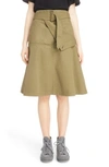 JW ANDERSON FOLD FRONT SKIRT,SK00518D 111/575