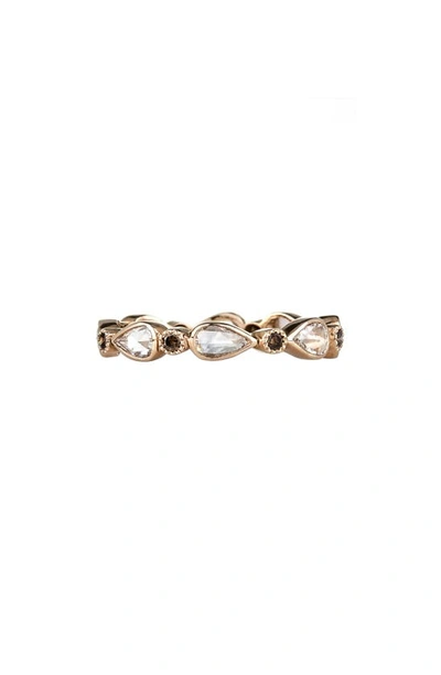 Sethi Couture Fine Vine Diamond Ring In Rose Gold/ Diamond