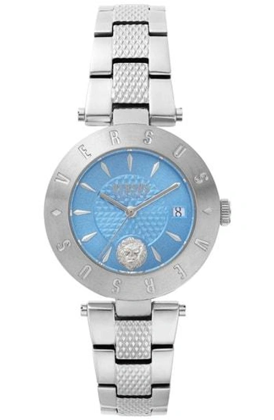 Versus Logo Bracelet Watch, 34mm In Light Blue