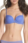 On Gossamer Next To Nothing Underwire Demi Plunge Bra In Surf
