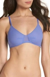 On Gossamer Next To Nothing Underwire Demi Plunge Bra In Surf