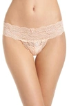 Skarlett Blue 'goddess' Cheeky Hipster Bikini In Peach Mousse