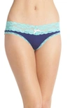Honeydew Intimates Lace Waistband Hipster Panties In Midnight Moon