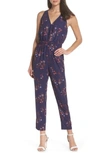 ADELYN RAE PHOEBE SURPLICE JUMPSUIT,F77B1510