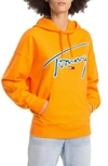 TOMMY JEANS TJW EMBROIDERED LOGO HOODIE,DW05800