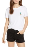 SUB_URBAN RIOT PINEAPPLE EMBELLISHED SLOUCHED TEE,W3018-450
