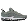 NIKE WOMEN'S AIR MAX 97 SE CASUAL SHOES, GREEN,2382838