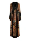 ETRO Silk Bell Sleeve Caftan Dress