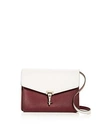 BURBERRY TWO-TONE LEATHER CROSSBODY BAG,4076738