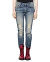 ZADIG & VOLTAIRE EVA USE JEANS,WFCT3002F