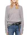 ZADIG & VOLTAIRE LIFE CASHMERE SWEATER,WGMS1102F