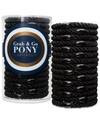 L Erickson L. Erickson Grab & Go 15-pack Braided Ponytail Holders In Black
