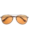 MCQ BY ALEXANDER MCQUEEN aviator sunglasses