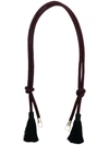 VALEXTRA TASSEL SHOULDER STRAP