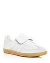 Adidas Originals Men's Samba Reconstructed Leather Lace Up Sneakers In Crystal White/ Black/ Gum