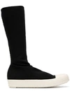 RICK OWENS DRKSHDW RICK OWENS DRKSHDW SLIM-FIT SNEAKER BOOTS - BLACK